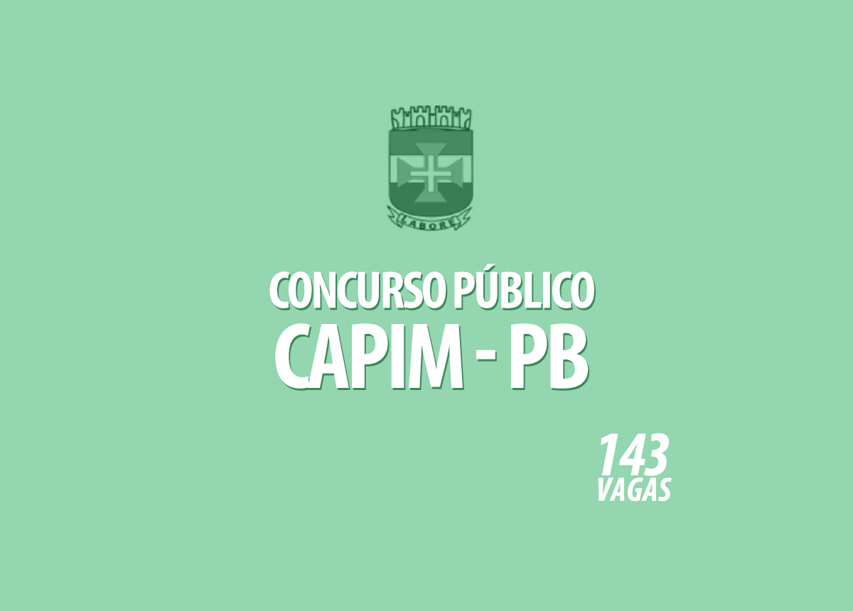 Concurso Prefeitura Capim - PB Edital 001/2020