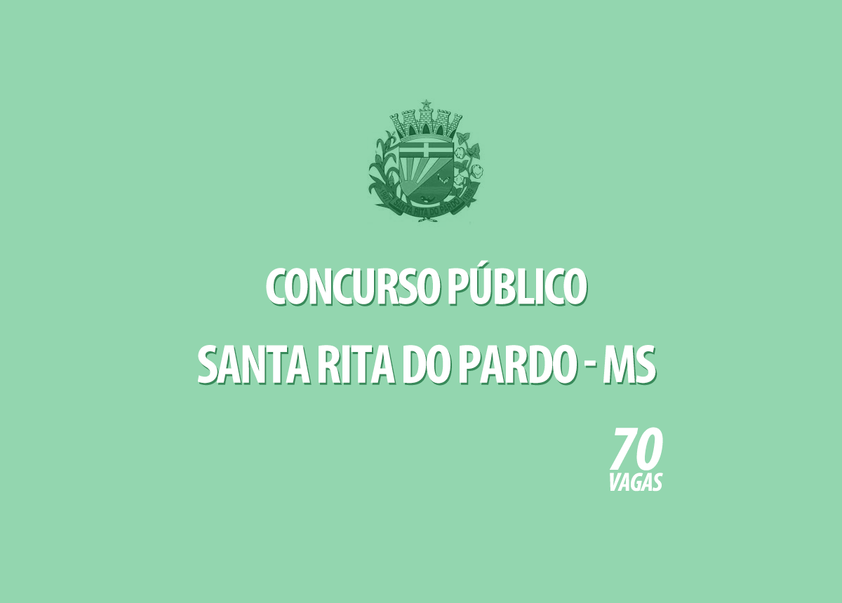 Concurso Santa Rita do Pardo - MS Edital 001/2020