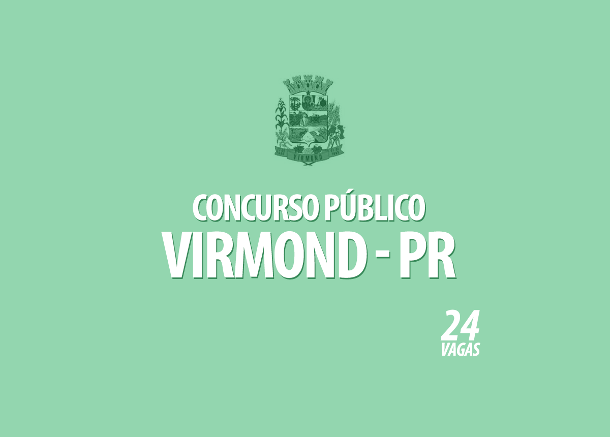 Concurso Prefeitura Virmond - PR Edital 001/2020