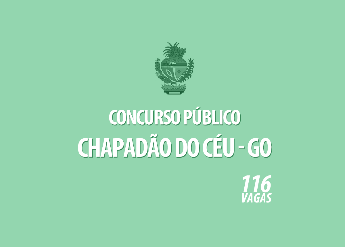 Concurso Prefeitura Chapadão do Céu - GO Edital 001/2020