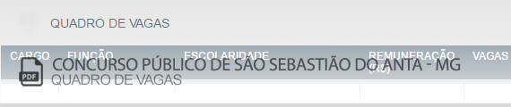 Vagas Concurso Público São Sebastião do Anta (PDF)