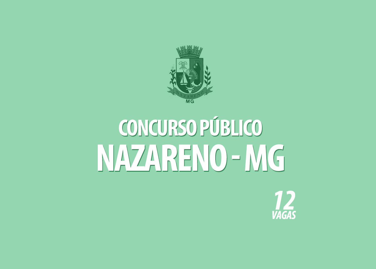 Concurso Prefeitura Nazareno - MG Edital 001/2020