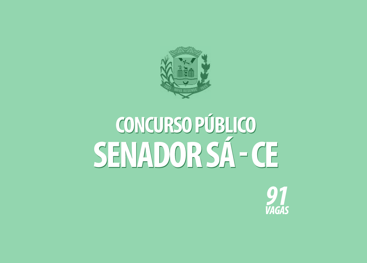 Concurso Prefeitura Senador Sá - CE Edital 003/2020