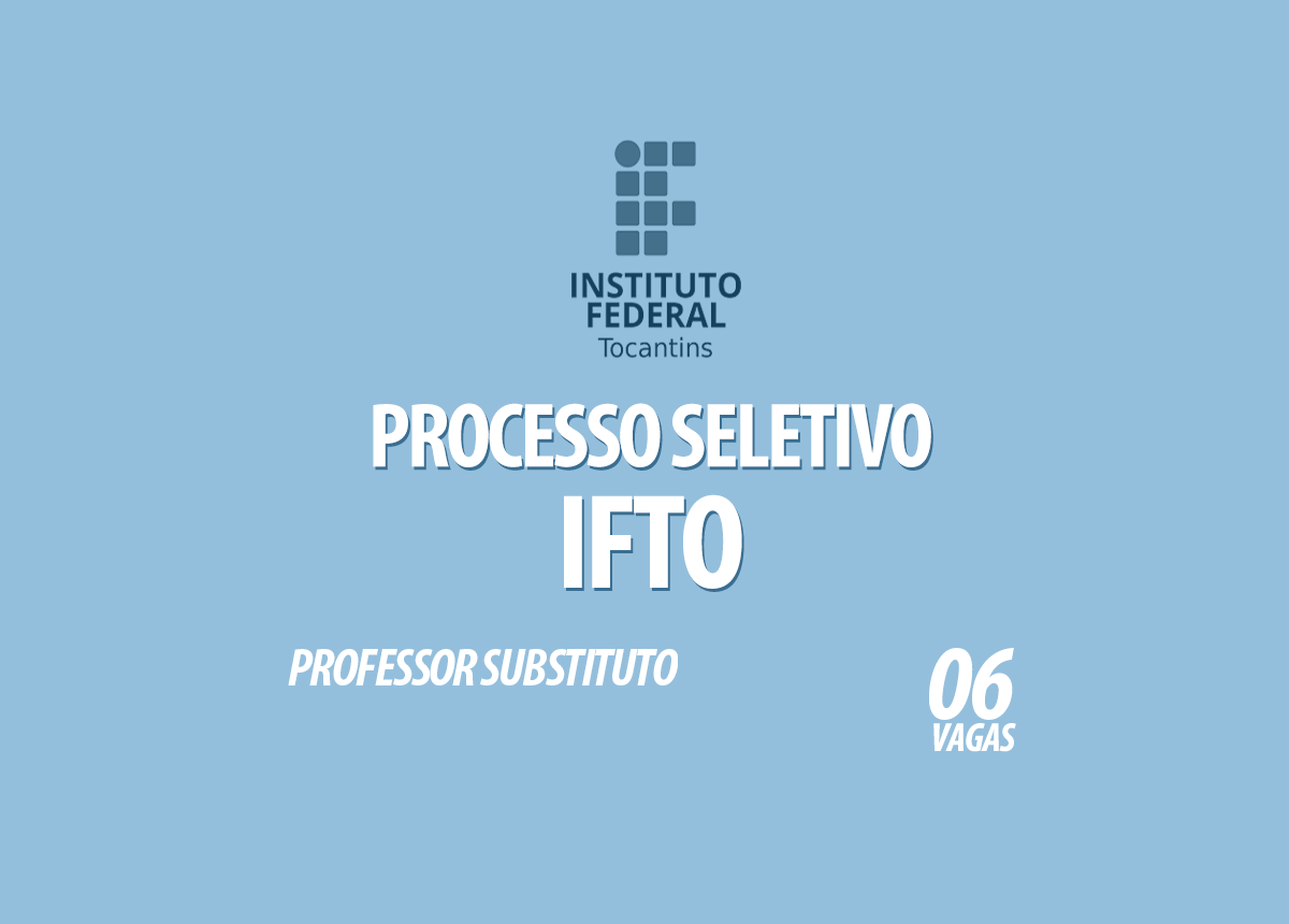 Processo Seletivo IFTO Edital 020/2020