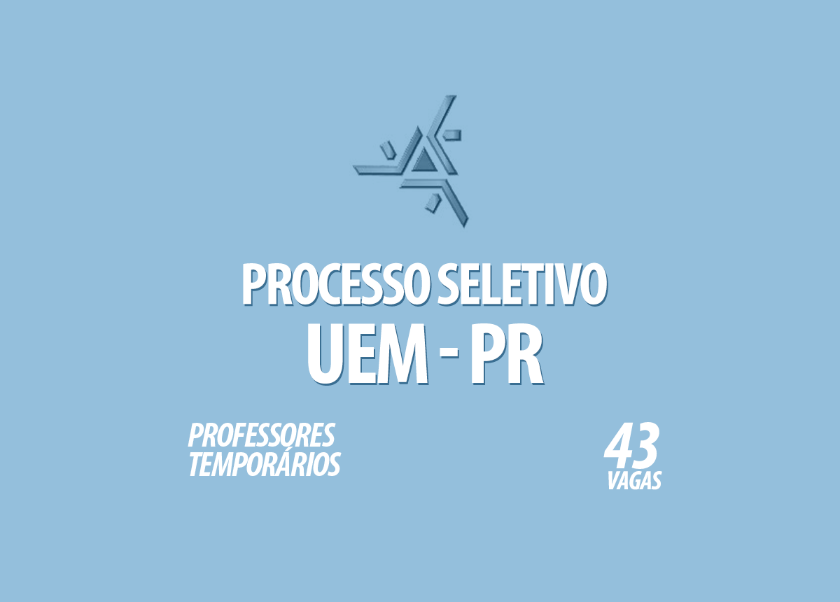 Processo Seletivo UEM - PR Edital 072/2020