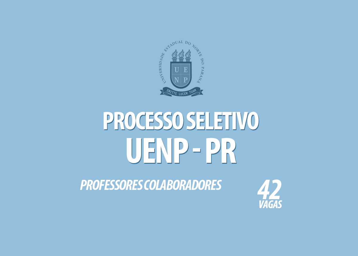 Processo Seletivo UENP - PR Edital 057/2020
