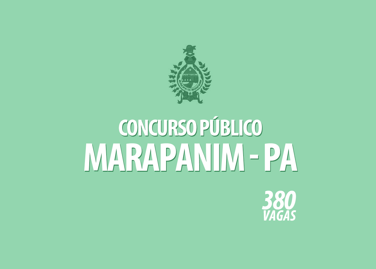 Concurso Prefeitura Marapanim - PA Edital 001/2020