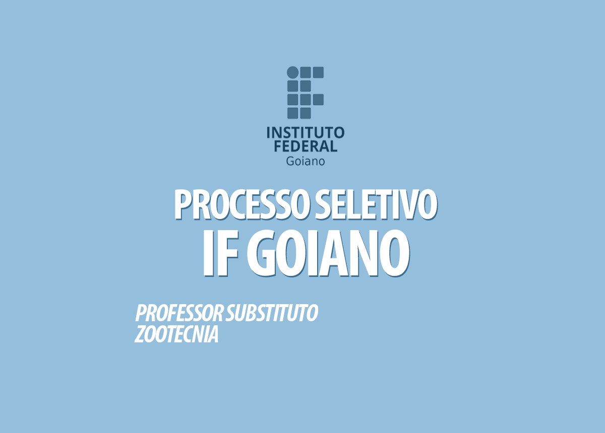 Processo Seletivo IF Goiano Edital 012/2020