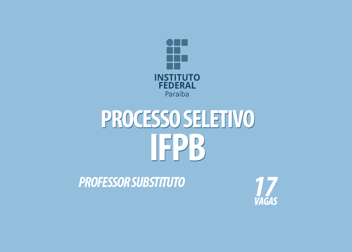 Processo Seletivo IFPB Edital 046/2020