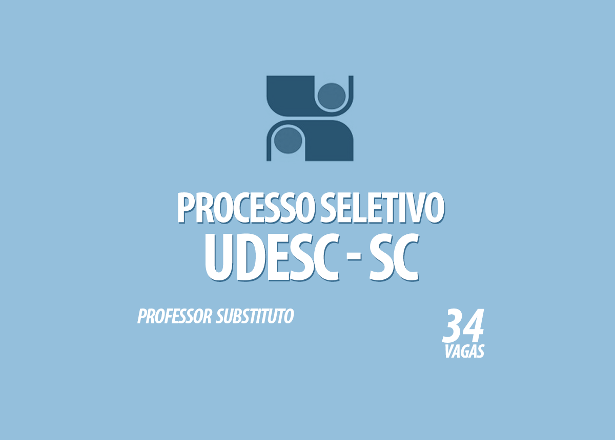 Processo Seletivo UDESC - SC Edital 004/2020