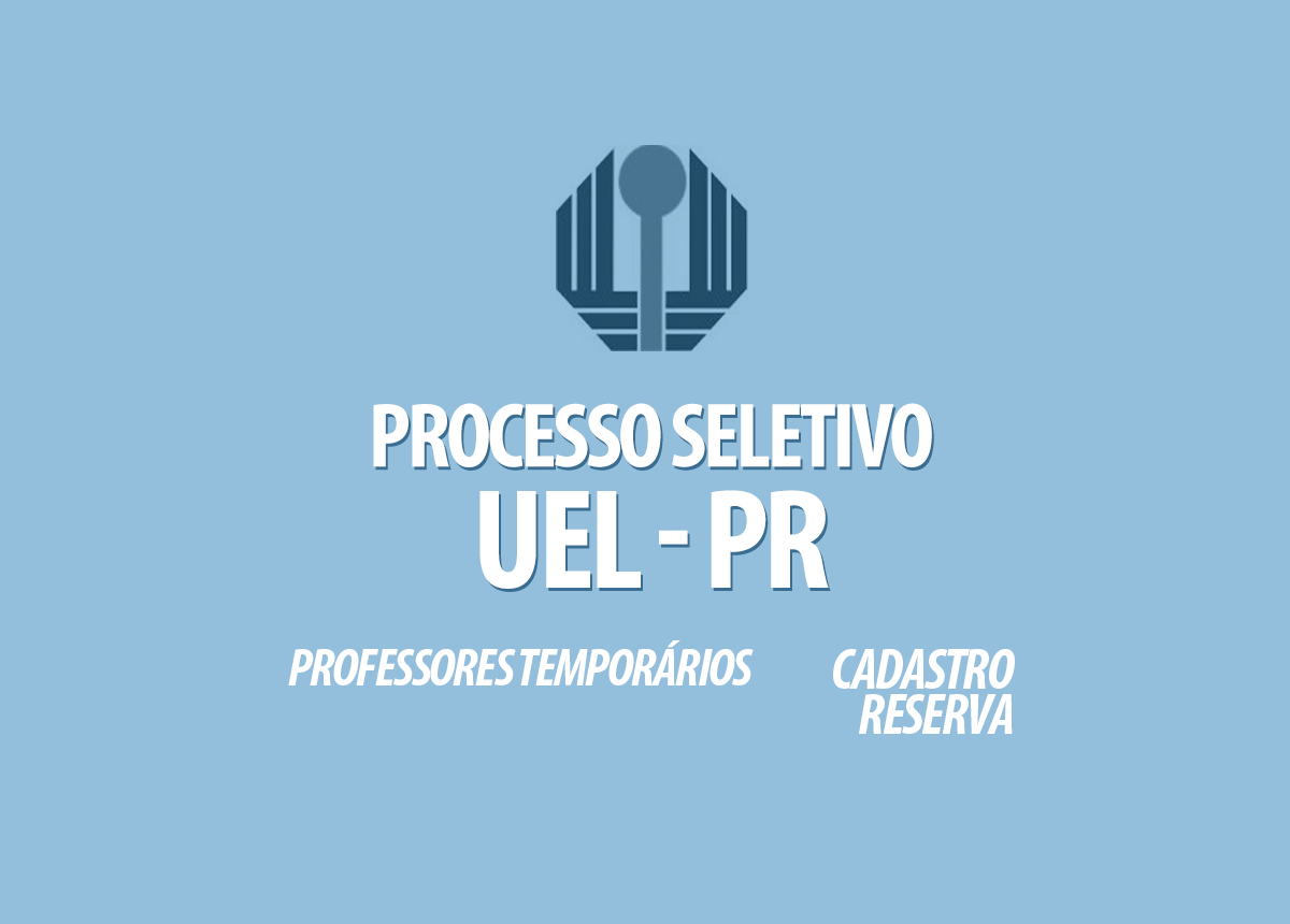 Professor Temporário UEL - PR Edital 054/2020