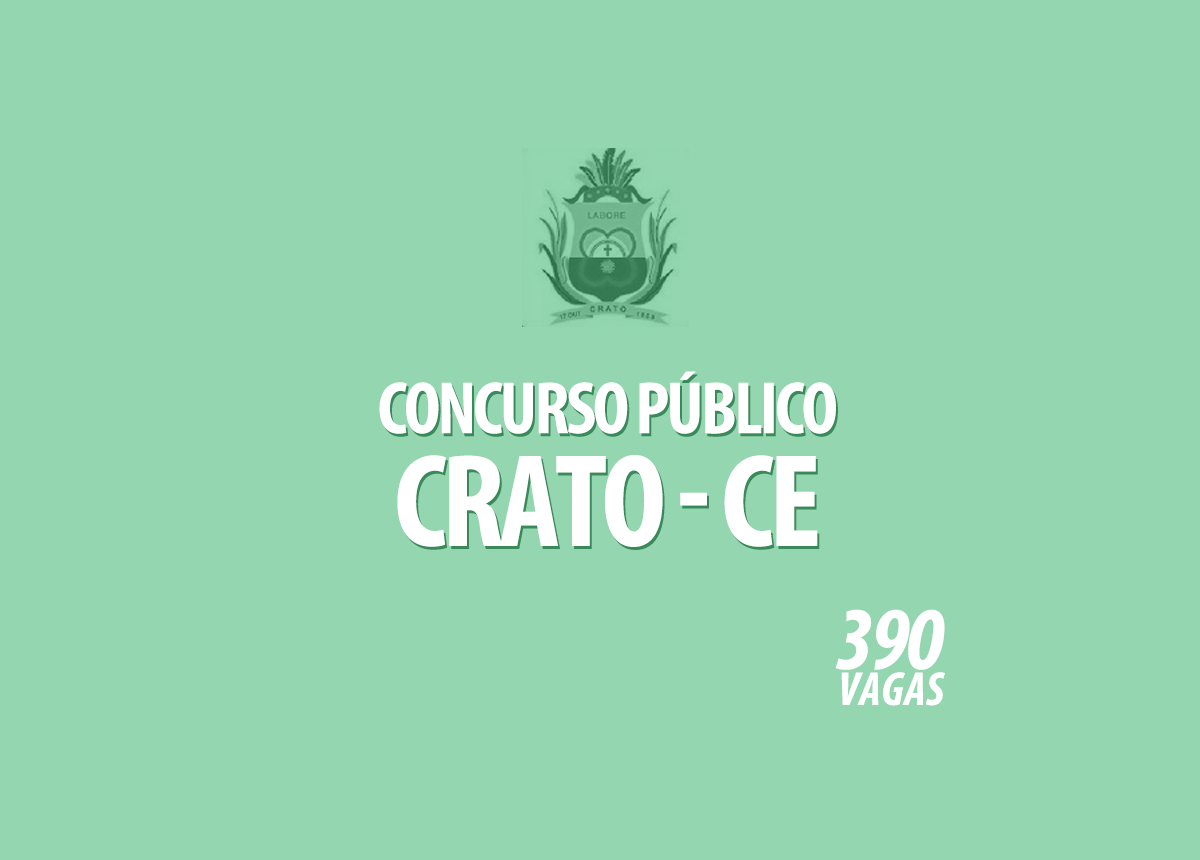 Concurso Prefeitura Crato - CE Edital 001/2020