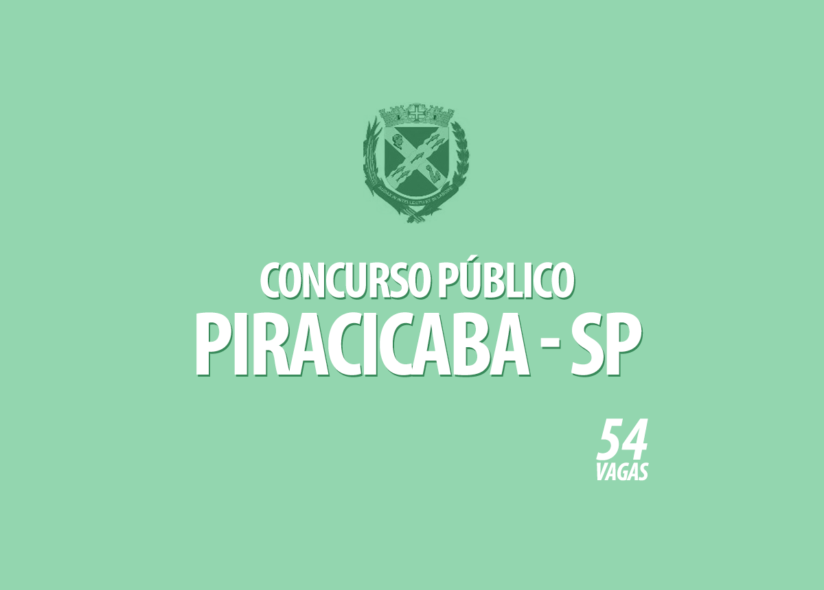 Concurso Prefeitura Piracicaba - SP Edital 001/2020