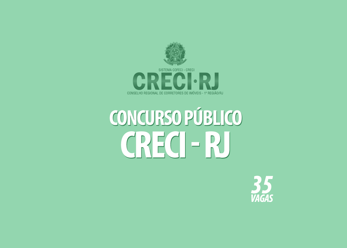 Concurso Público Creci - RJ Edital 001/2020