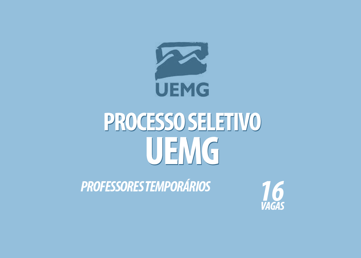Processo Seletivo UEMG Edital 002/2020