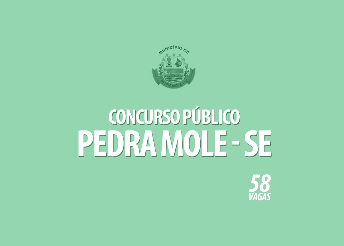 Concurso Prefeitura Pedra Mole - SE Edital 001/2020