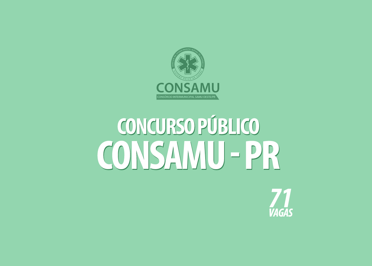 Concurso Público Consamu - PR Edital 237/2020