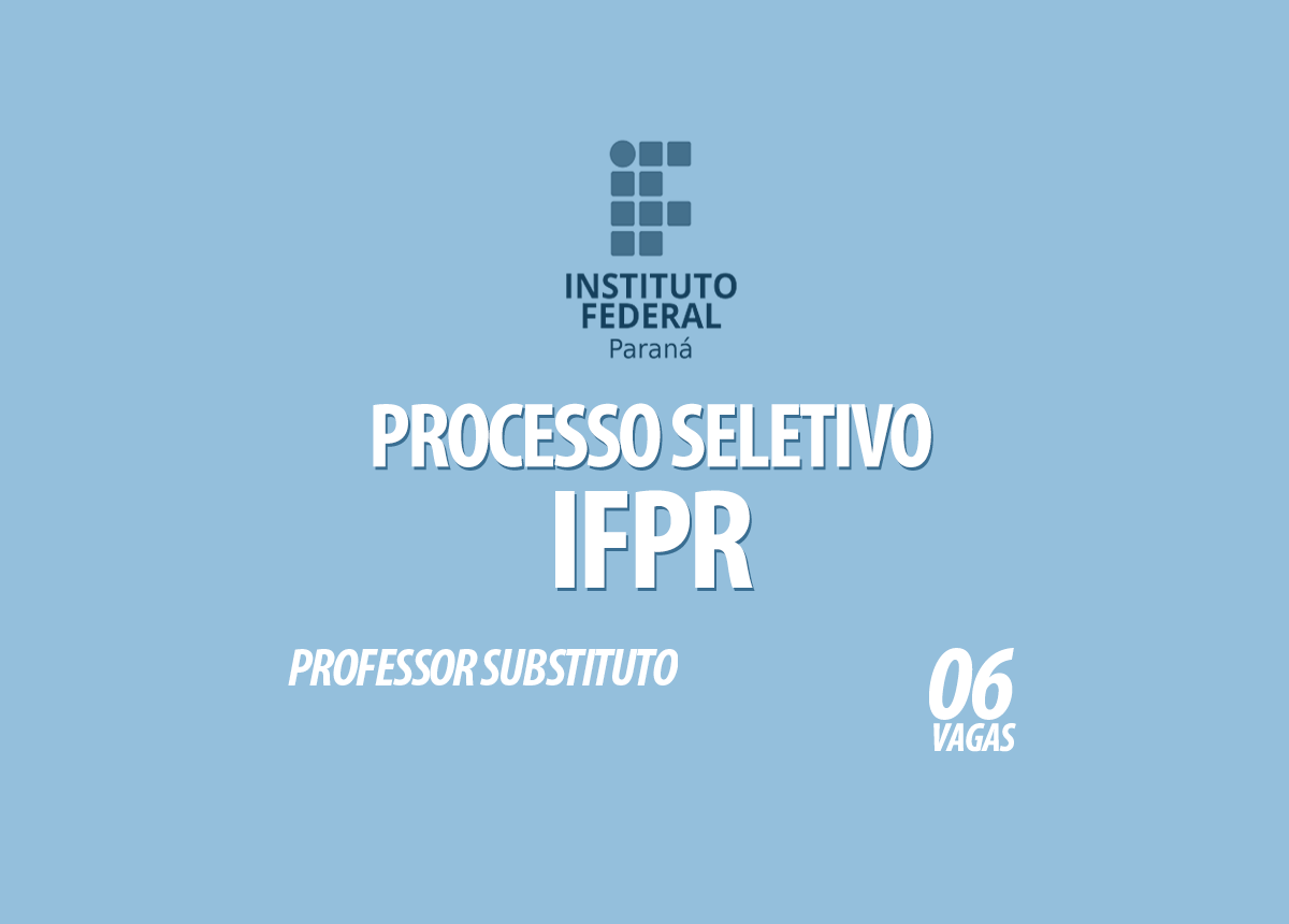Processo Seletivo IFPR Edital 075/2020