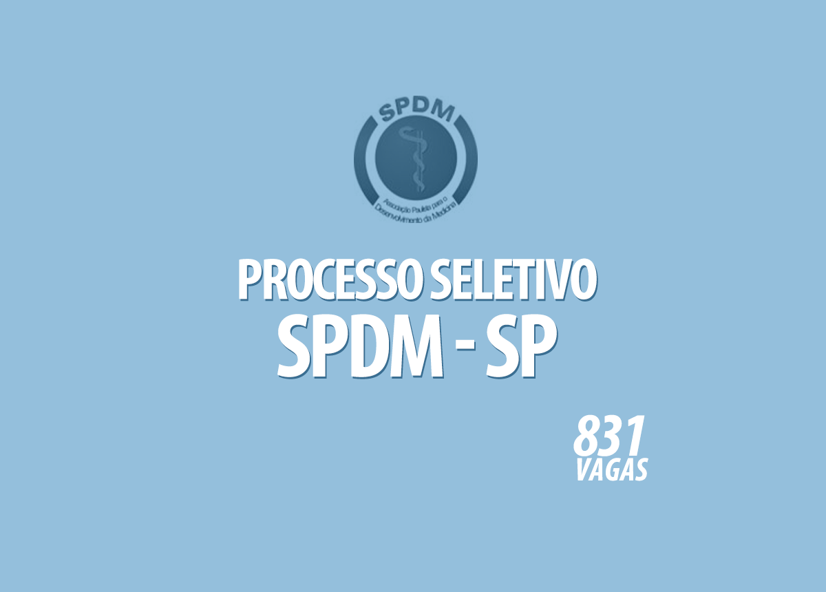 Processos Seletivos SPDM - SP Edital 010/2020