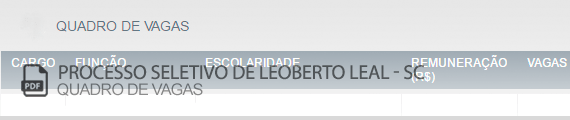 Vagas Concurso Público Leoberto Leal (PDF)