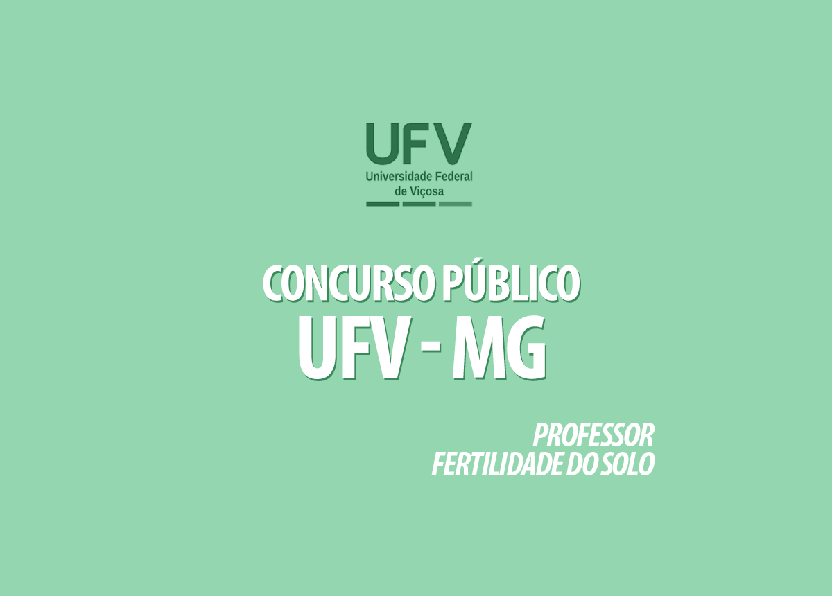 Concurso Público UFV - MG Edital 037/2020