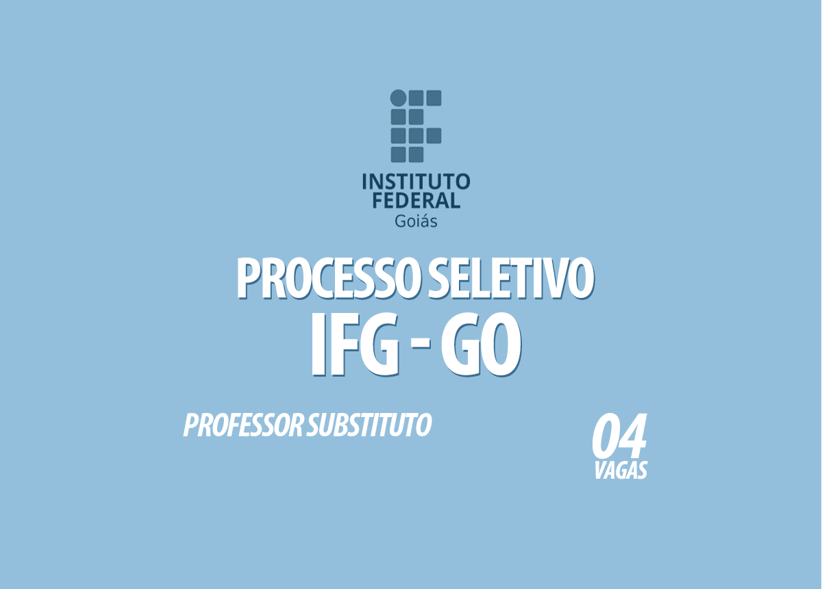 Processo Seletivo IFG Edital 015/2020