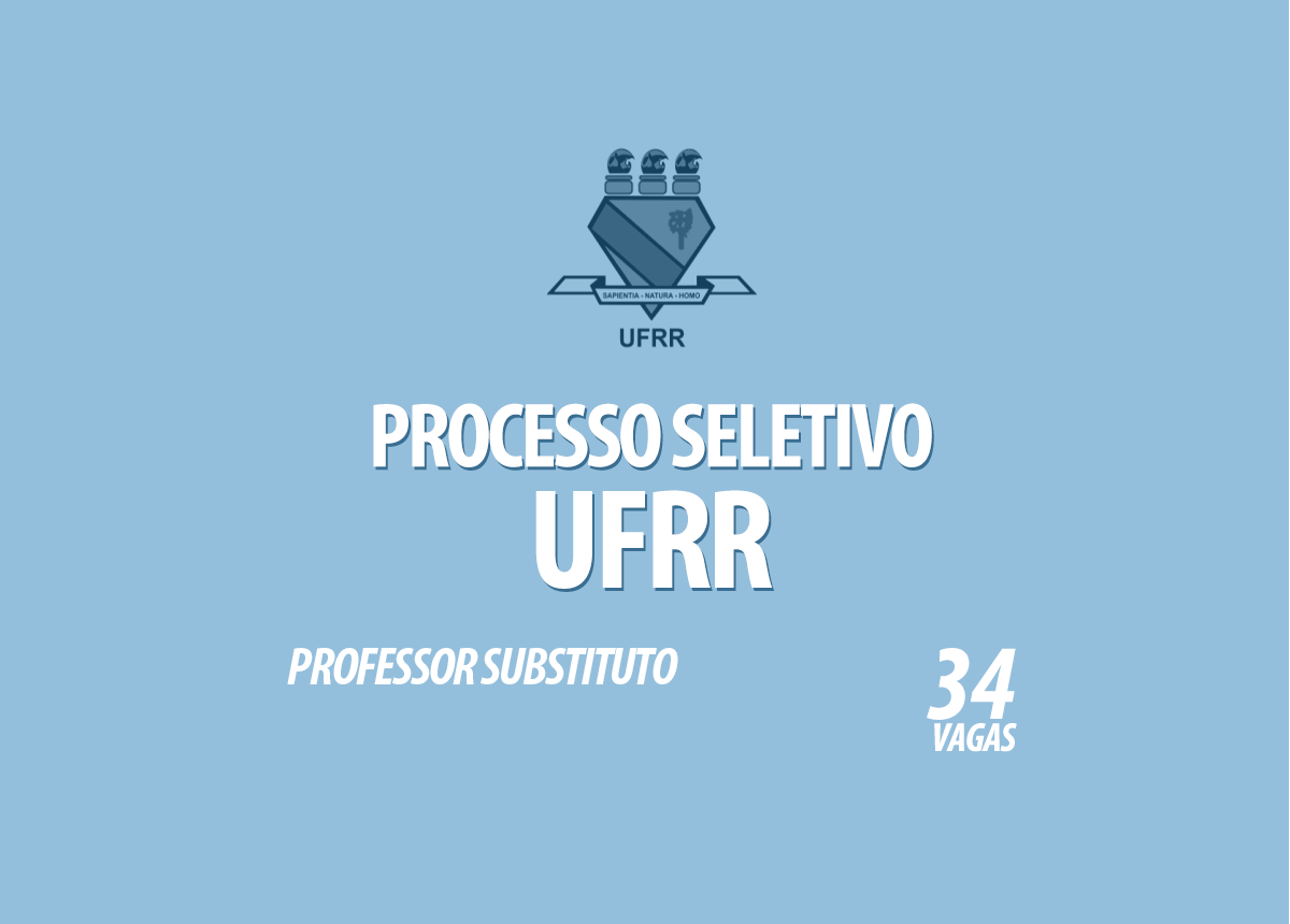 Processo Seletivo UFRR Edital 031/2020