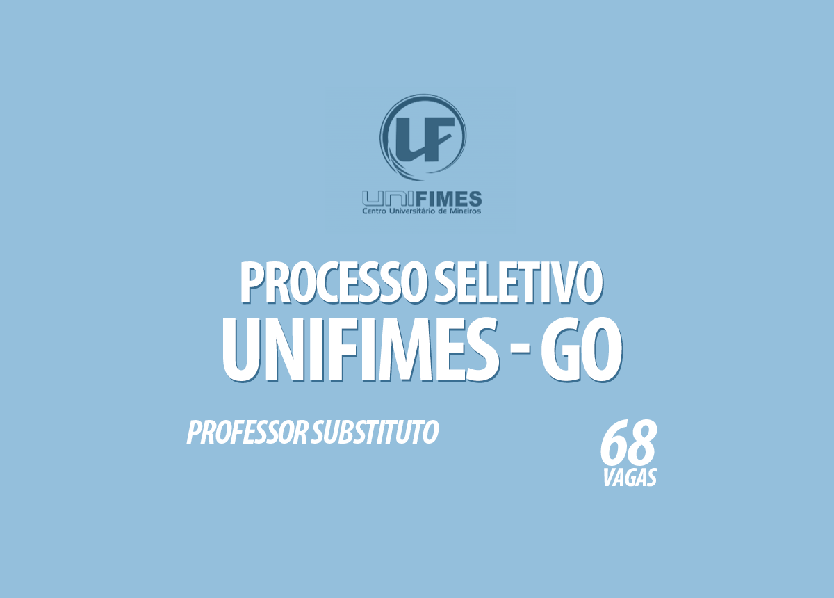 Processo Seletivo Unifimes - GO Edital 001/2021