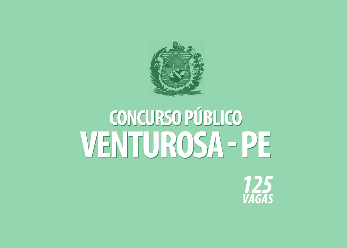 Concurso Prefeitura Venturosa - PE Edital 001/2021