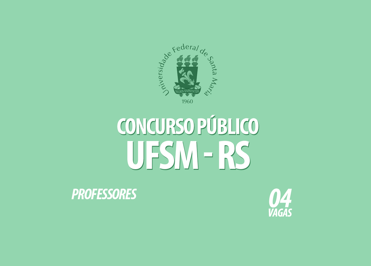 Concurso Público UFSM Edital 054/2020