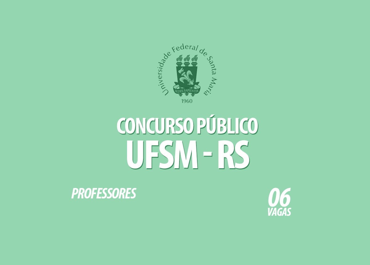 Concurso Público UFSM Edital 055/2020