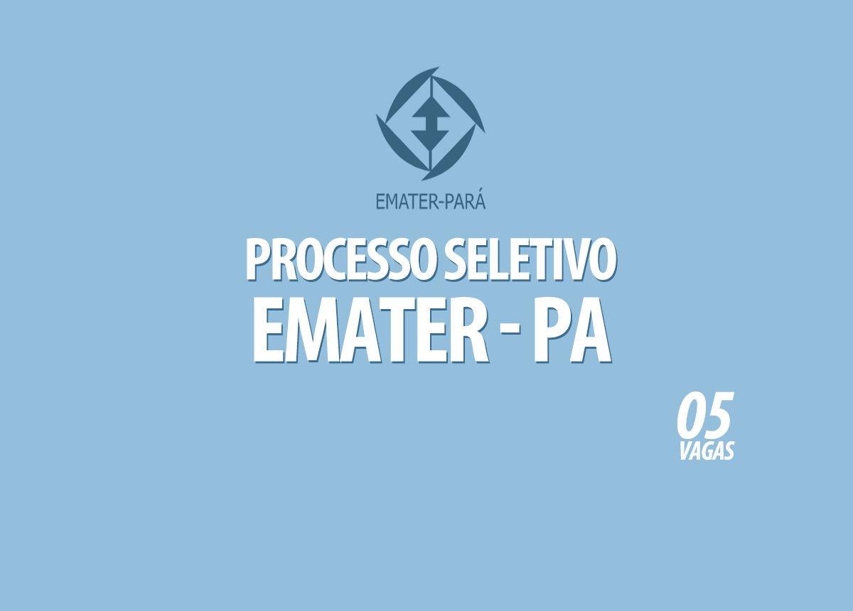 Processo Seletivo Emater - PA Edital 001/2021