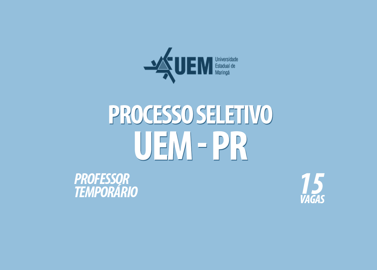 UEM Processo Seletivo Edital 054/2021
