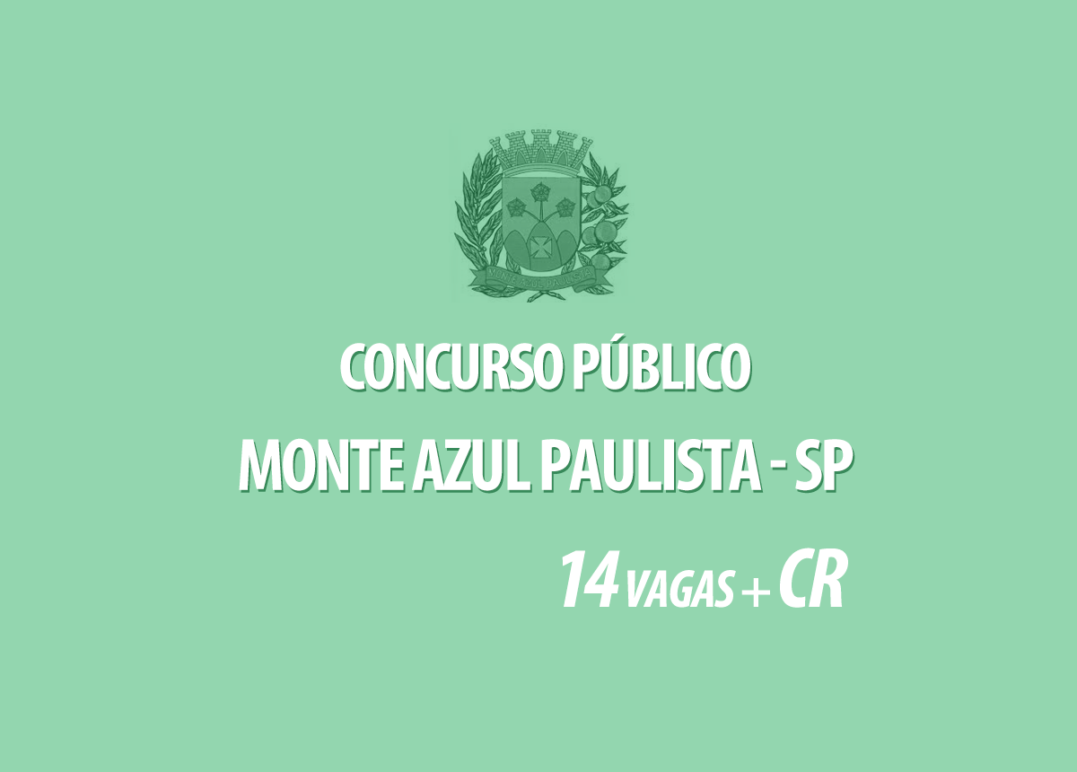 Concurso Monte Azul Paulista - SP Edital 001/2021