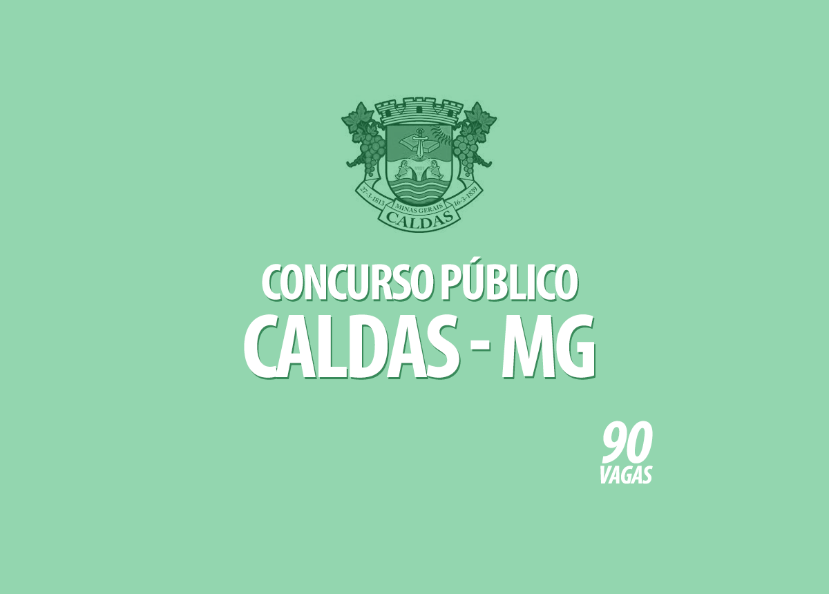 Concurso da Prefeitura de Caldas - MG Edital 001/2021