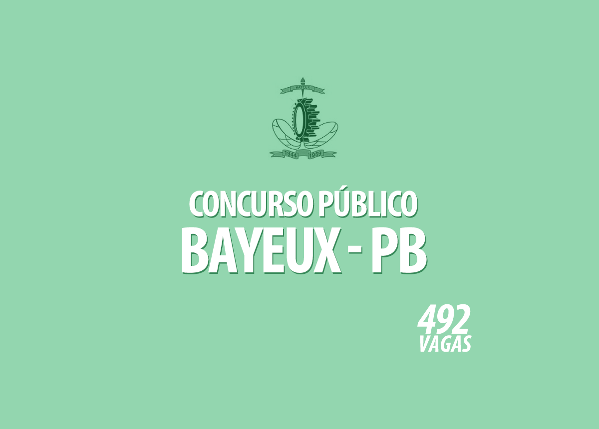 Concurso Prefeitura Bayeux - PB Edital 001/2021