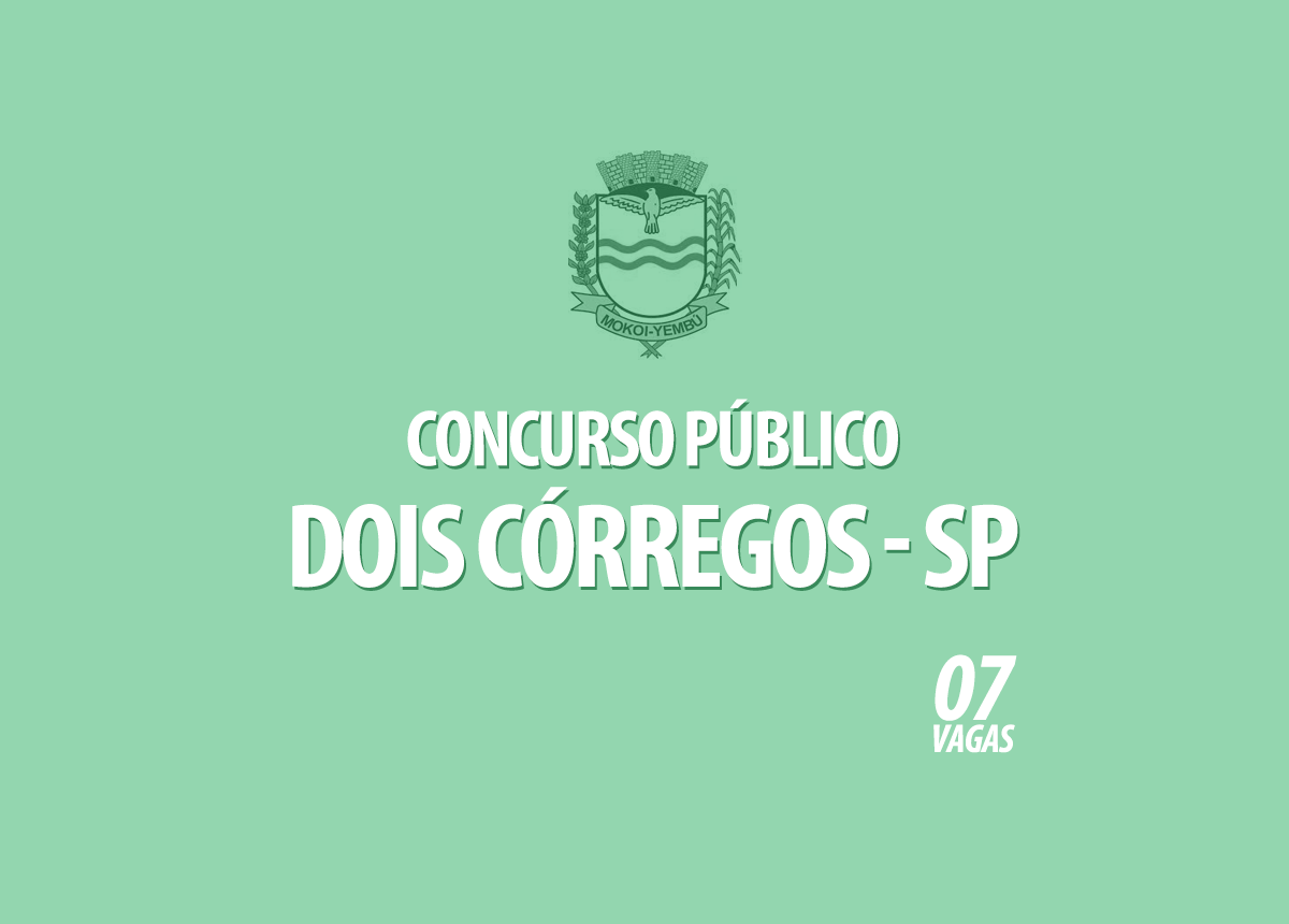 Concurso Prefeitura Dois Córregos - SP Edital 001/2021