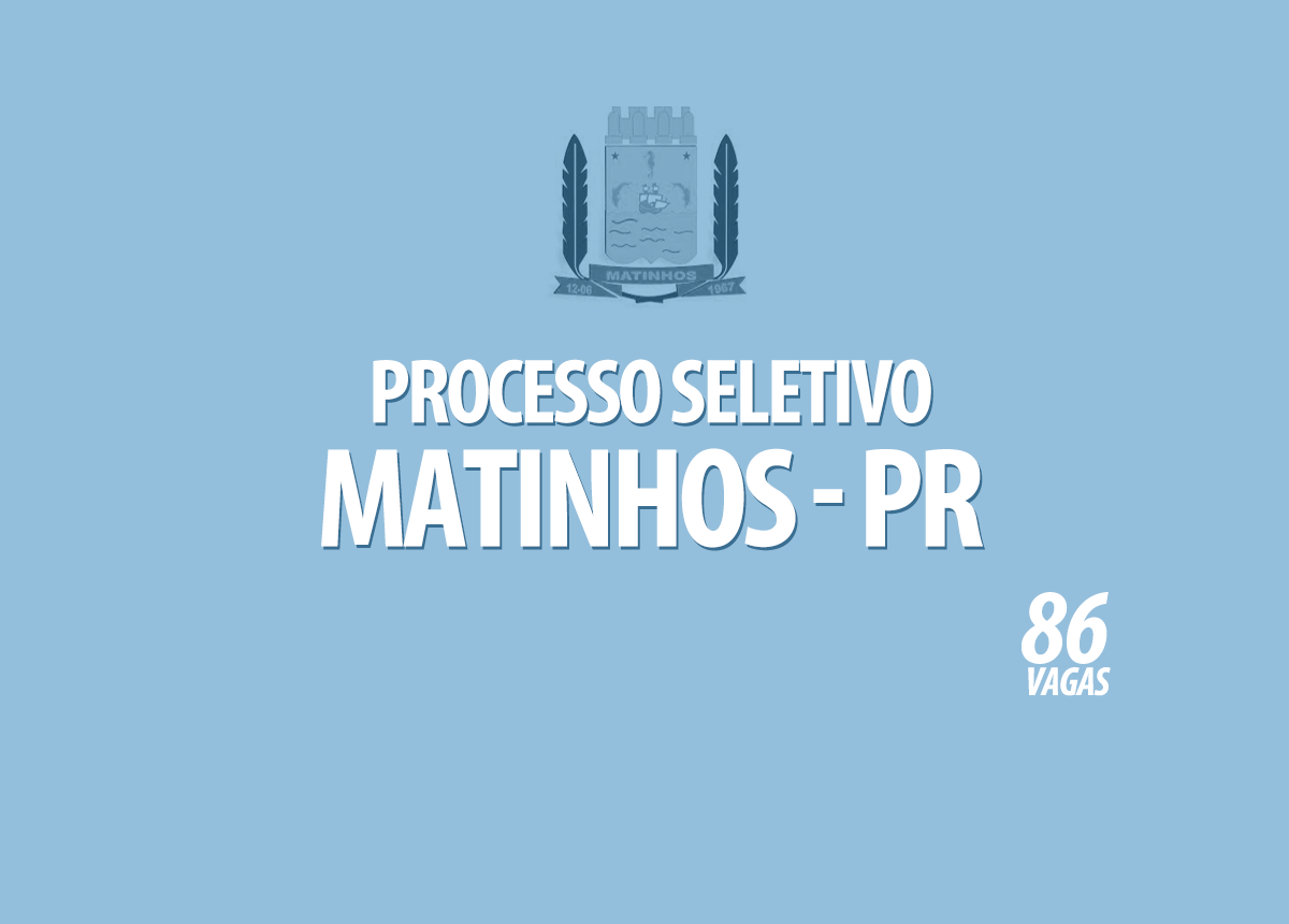 Processo Seletivo Matinhos - PR Edital 001/2021