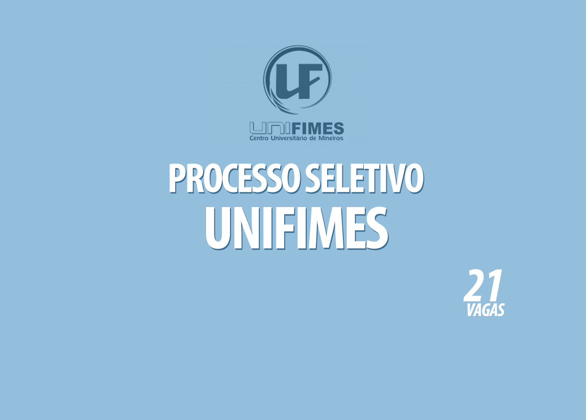 Processo Seletivo Unifimes - GO Edital 003/2021