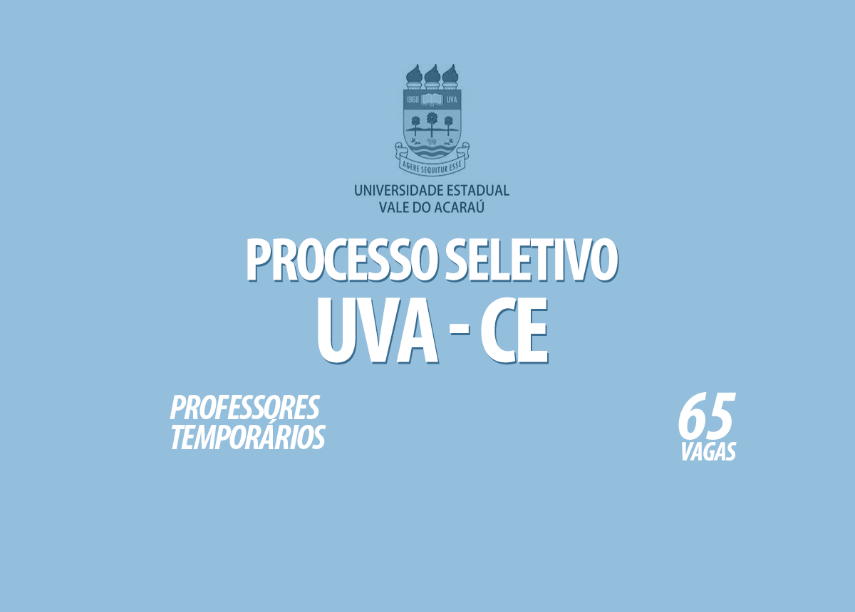 Processo Seletivo UVA - CE Edital 001/2021