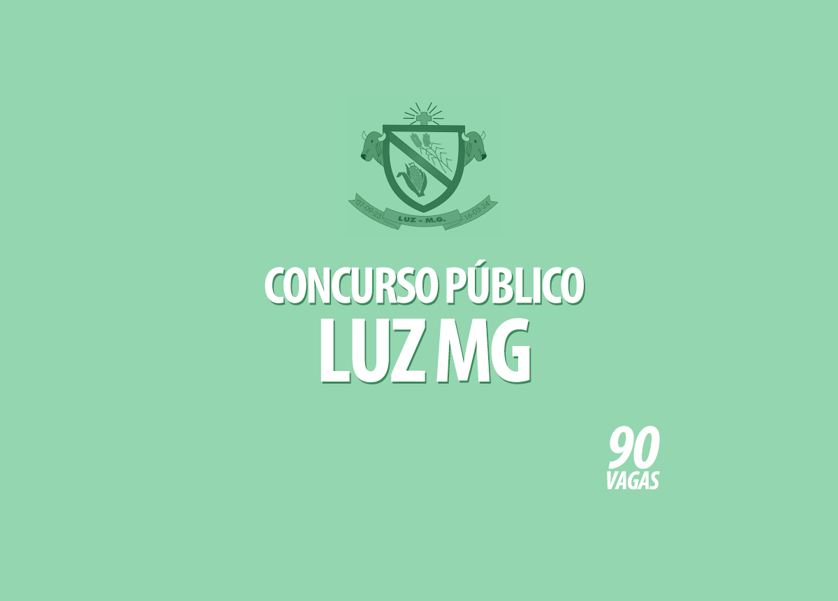 Concurso Prefeitura Luz MG Edital 001/2021