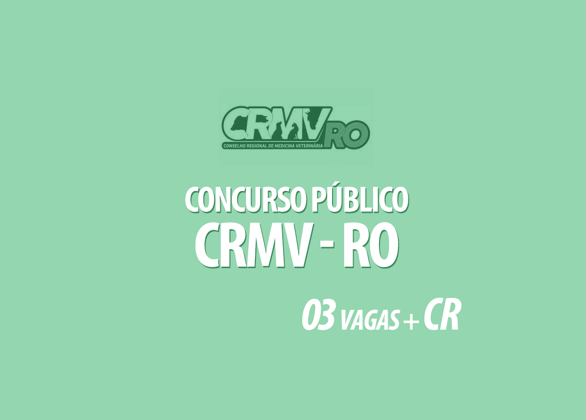 Concurso Público CRMV - RO Edital 001/2021