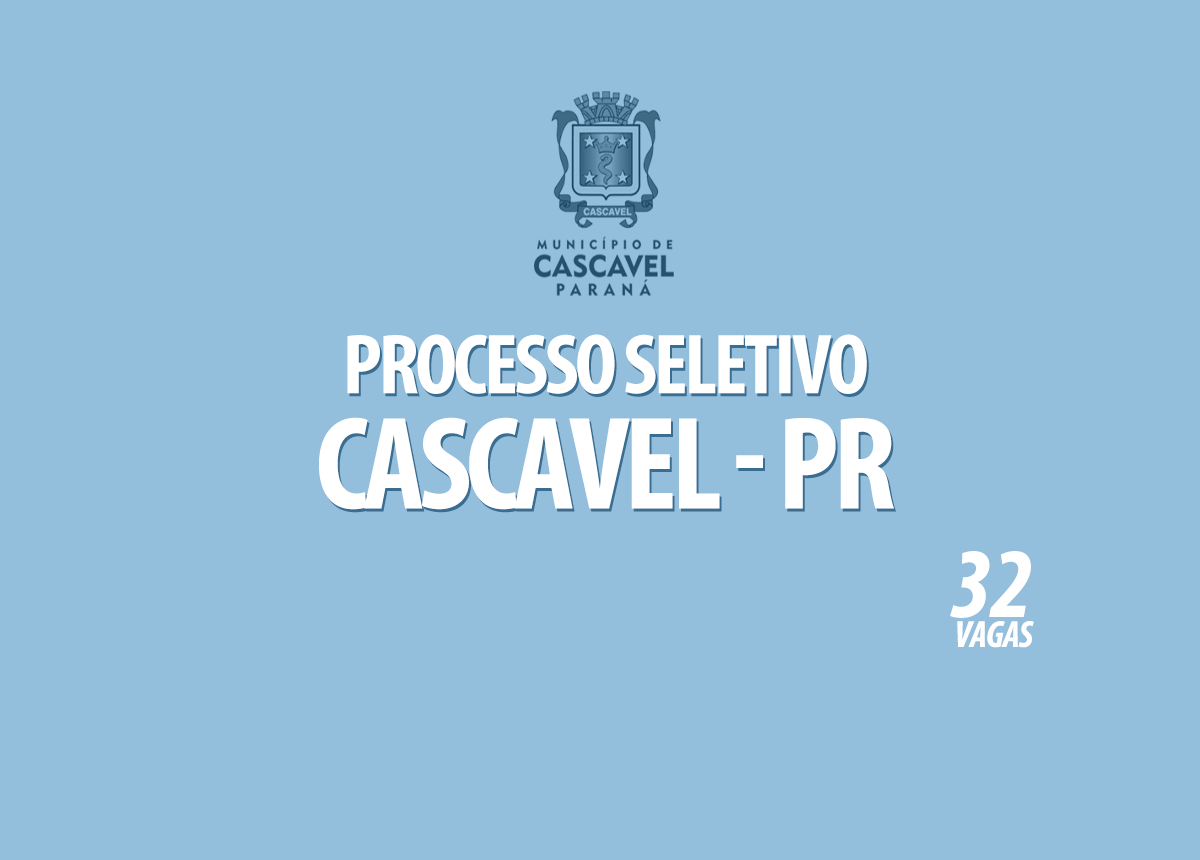 Processo Seletivo Cascavel - PR Edital 012/2021