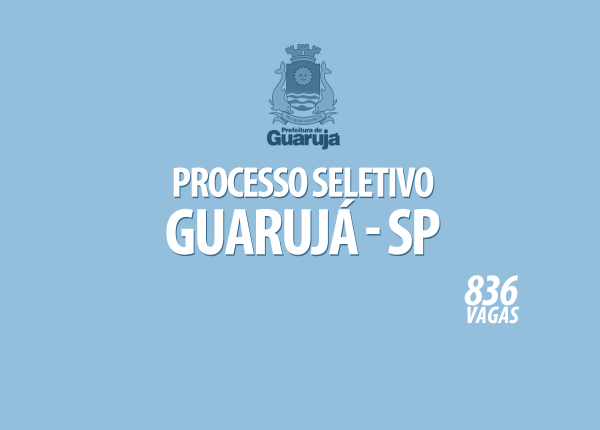Processo Seletivo Guarujá - SP Edital 001/2021