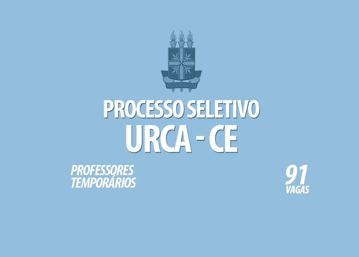 Processo Seletivo URCA - CE Edital 004/2021