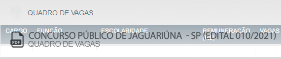 Vagas Jaguariúna Concursos Públicos (PDF)