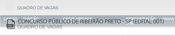 Vagas Concursos Públicos Ribeirão Preto (PDF)