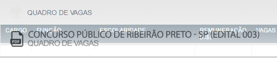 Vagas Concursos Ribeirão Preto (PDF)
