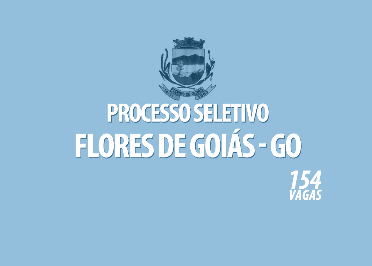 Processo Seletivo Flores de Goiás - GO Edital 001/2021