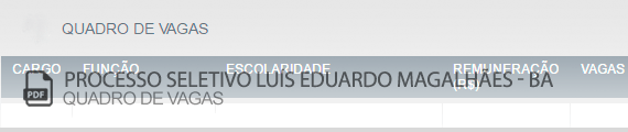 Vagas Concurso Público Luís Eduardo Magalhães (PDF)